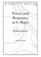 Preces and Responses in G-Major SATB choral sheet music cover